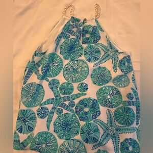 Lily Pulitzer For Target Sea Urchin Blouse Size Small Beach Coastal